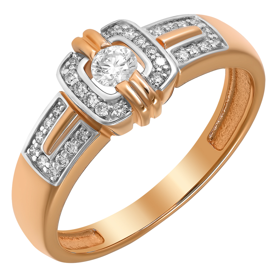 Кольцо, золото, бриллиант, 1669848